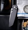 Pro-Tech Integrity Black Relic Textured Aluminum Handle Detail View