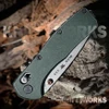 Buck Range Trail Worn Elite 0791GRS2 Tumbled Green Aluminum Handle