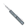 CobraTec OTF Utility Knife CTOTFUTGRY Grey Aluminum Handle