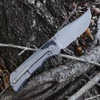 Boker Plus Collection 2026 01BP2026 — grey titanium frame, FatCarbon Marble Carbon inlays, M390 clip point blade, stonewash finish