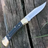 Buck 110 Auto 420HC Clip Point Blade Open Detail View
