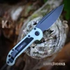 Microtech LUDT Gen III 1135-1GTJGS-X4, open, black M390MK drop point blade with fuller, jade green G10 handle