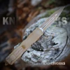 Microtech Dirac D/E 225-1DUCS double action OTF, blade deployed, Sand Dune Camo dagger blade and aluminum handle