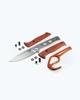 Benchmade SlipRidge Fixed Kit 15650-01-COMBO, CPM MagnaCut drop point, Rust Orange G10 handle, gut hook, OD Green sheath