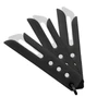 The Hogue Expel CP60 Black Blade Guard 35811 is shown as a 3-pack of low-profile black polymer protective covers designed to fit over 2.9-inch CP60 replaceable scalpel blades.