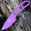 ESEE-Candiru Fixed Blade Knife (ESEE-CAN-PURP-BLK) 2.00" Purple 1095 Drop Point Blade, Purple Skeletonized Handle