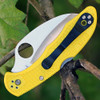 Spyderco Tasman Salt 2 FRN Yellow (C106SYL2) 4.25" Serrated Blade w/Yellow Handle