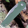 Kizer Cutlery Flashbang (KIV3454A2) 3" VG-10 Satin Clip Point Plain Blade, Green G-10 Handle