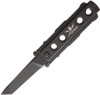 Jesse James Knife Co. Nomad Titanium-JJKC1B, 4.0 in. Tanto Uddeholm AEB-L Steel Black PlainEdge