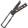 Jesse James Knife Co. Nomad Titanium-JJKC1BS, 4.0 in. Tanto Uddeholm AEB-L Steel Black Stonewash PlainEdge