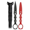 Benchmade SOCP Dagger Knife w/ Red Trainer Blade, 176BK-COMBO, 3.22 in. 440C Steel Black Dagger, Black Sheath