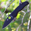 Spyderco Shaman C229GSBK Serrated Black Blade