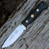 Fallkniven F1L3Gmm Next Generation (FNF1L3GBM) 4.05" 3G Steel Drop Point PLain Blade, Black Micarta Handle