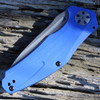 Kershaw Natrix Assisted Opening Knife (7007BLU)- 3.25" Stonewashed 8Cr13MoV Drop Point Blade, Blue G-10 Handle