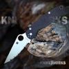 Spyderco Para Military 2 - 3.45" CPM S45VN Satin SpyderEdge Blade, Black G-10 Handle - C81GS2