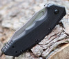 Kershaw Flitch Assisted Opening Knife (3930)- 3.25" Stonewashed 8Cr13MoV Drop Point Blade, Black GFN Handle