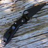 Spyderco Salt 2 All Black Lightweight C88SBBK2 - 3.0in H-1 Black Serrated Blade, FRN Handle