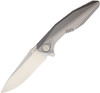 Rike Knife 1508S  Framelock, 3.25" M390 Plain Blade, Titanium Handle