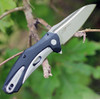 Kershaw Natrix Assisted Opening Knife (7007)- 3.25" Stonewashed 8Cr13MoV Drop Point Blade, Black G-10 Handle