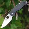 Spyderco Native 5 Fluted Carbon Fiber C41CFFP5 open profile