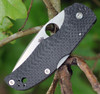 Spyderco Native 5 Fluted Carbon Fiber C41CFFP5, 2.95" CPM S90V Plain Blade