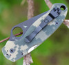 Spyderco Para 3 G-10 Digital Camouflage C223GPCMOBK, 2.95" CPM S45V Black Plain Blade