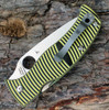 Spyderco Caribbean Leaf G-10 Black/Yellow C217GP