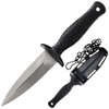 Cold Steel Counter TAC II (CS10BCTM) 3.375" AUS-8A Satin Spear Point Plain Blade, Black Kray-Ex Handle, Black Secure-Ex Sheath