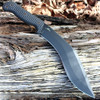 CRKT KUK Kukri Machete (CR2742) 10.63" 65Mn Black Powder Coated Recurve Plain Blade, Black Glass Reinforced Nylon Handle, Black Nylon Belt Sheath