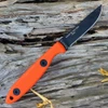 ESEE Camp-Lore CR2.5 1095 Tumbled Black Drop Point Blade Open Detail View