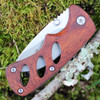 Browning Small Cocobolo Linerlock, 2" 440 Plain Blade, Cocobolo Wood Handle