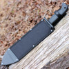 Cold Steel 97SMBWZ Black Bear Bowie Machete, 12" 1055 Plain Blade, Black Polypropylene Handle