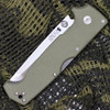 Cold Steel 62LA SR1 Tanto, 4" CPM-S35VN Plain Blade, OD Green G-10 Handle
