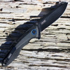 CRKT 6215 Caligo, 3.18" 8Cr13MoV Plain Blade, Black Anodized Aluminum Handle