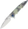 Artisan Predator ATZ1706PCG, 3.74" D2 Steel, Camo G-10 Handle