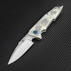 Artisan Predator ATZ1706PCG, 3.74" D2 Steel, Camo G-10 Handle