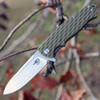 Bestech G02C Grampus, 3.5" D2 Plain Blade, Army Green G-10 Handle