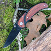 Browning Black/Cocobolo Framelock, 3.5" Black Stainless Plain Blade, Cocobolo Handle