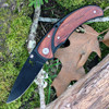 Browning Black/Cocobolo Framelock, 3.5" Black Stainless Plain Blade, Cocobolo Handle