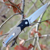 Bestech G03B Swordfish, 4" D2 Plain Blade, Black & Beige G-10 Handle