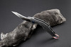 Artisan Cobra ATZ1811GRES, 3.15" S35VN Plain Blade, Rose Carbon Fiber Handle