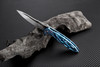 Artisan Dragonfly ATZ1801GGNM, 3.94" M390 Plain Blade, Green TC4 Titanium Handle