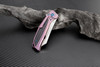 Artisan Falcon ATZ1809GRES, 3.62" S35VN Plain Blade, Rose Carbon Fiber/Titanium Handle