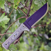 Condor 25755HC Crotalus, 5.5" 1075 Plain Black Blade, Gray Micarta Handle