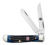 Case 18044 Eagle Scout Mini Trapper, Jigged Blue Bone Handle (6207 SS)