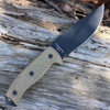 Ontario 8667 Rat-5, 5" 1095 Plain Blade, Tan Micarta Handle