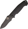 Burnside Cabrillo, 4" Black AUS-8 Plain Blade, Black G-10 Handle