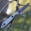 ESEE Camp-Lore CR2.5 1095 Black Oxide Drop Point Blade Open Detail View