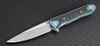 Artisan ATZ1707GGN Shark, 3.94" S35VN Plain Blade, Green Titanium Handle