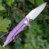 Artisan Predator ATZ1706GRE, 3.74" S35VN, Purple TC4 Titanium Handle